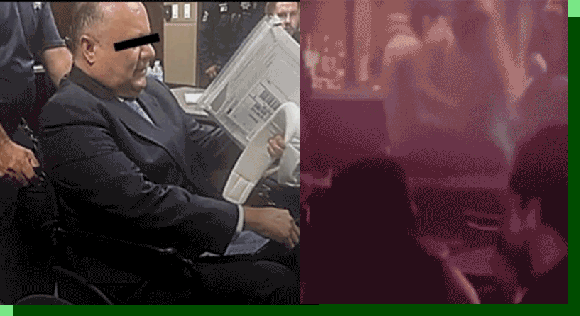 Cesar Duarte Bailando en antro de Chihuahua