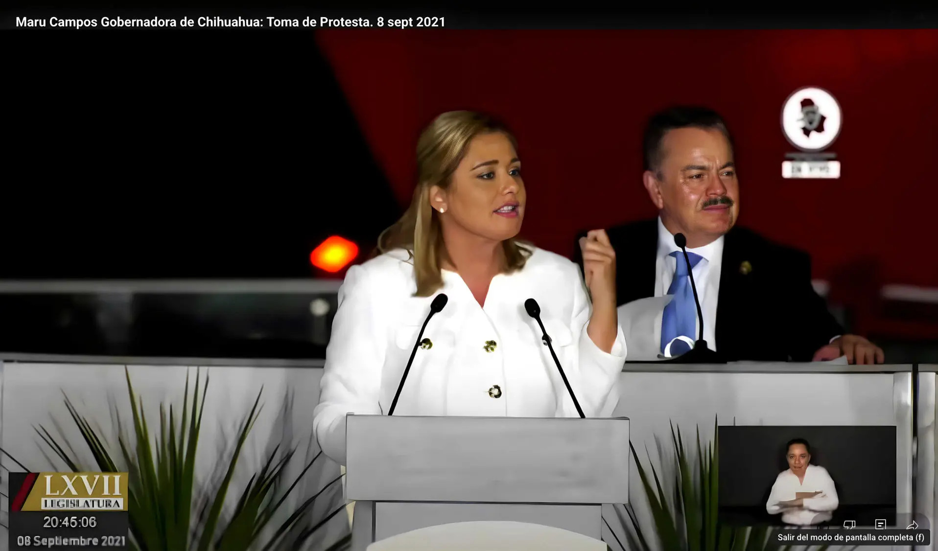 Toma de protesta de Maria Eugenia Campos