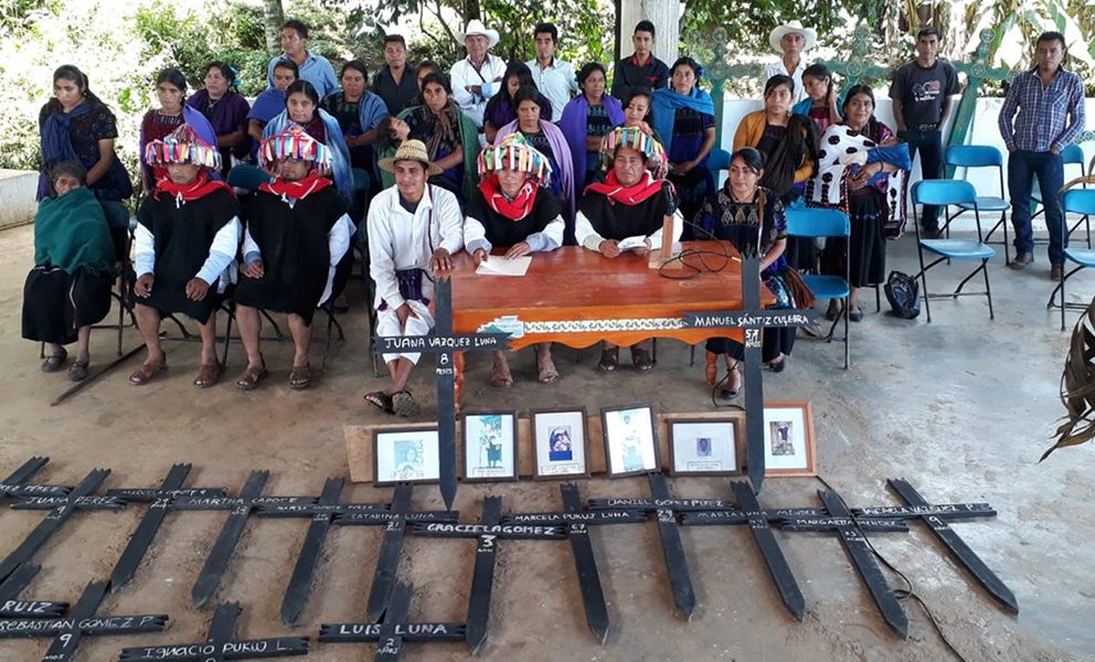 A 24 años de la masacre, en Acteal siguen despojos y violencia: Las Abejas