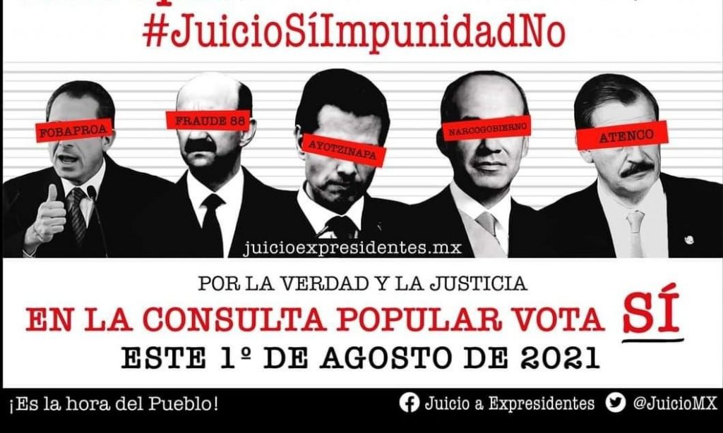 Juicio a expresidentes?, la consulta popular del 1 de agosto - La Verdad  Juárez